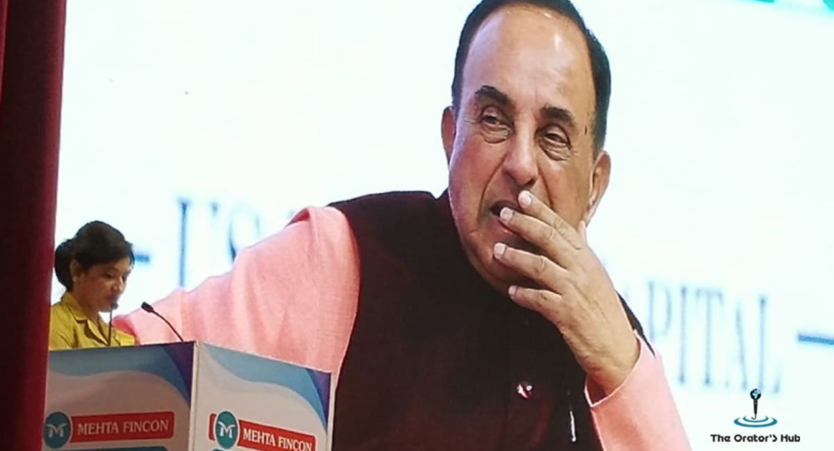 Hosting the Investors Global Summit..When MP Dr.Subramanian swamy Listens to you
